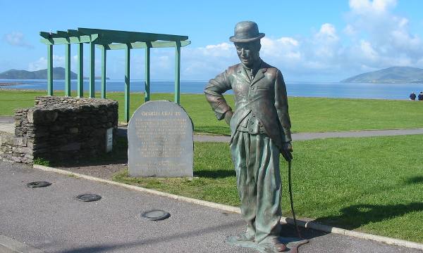 Charlie Chaplin Monument at Waterville